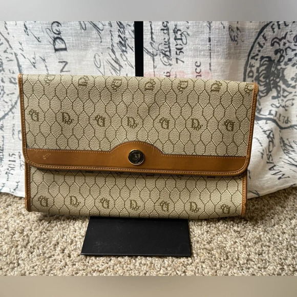 Christian Dior Vintage Monogrammed Crossbody Bag - Picture 2 of 15